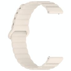 Cinturino per orologio magnetico in silicone con anello punteggiato da 20 mm (Starlight)