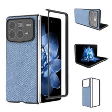 Per Xiaomi Mix Fold 4 Diamond Frame Edge Custodia per telefono a copertura totale (blu zaffiro)