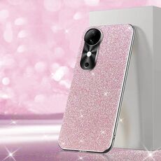 Per vivo S19 Custodia per telefono con polvere glitterata elettrolitica (rosa)