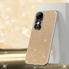 Per vivo S19 Pro Custodia per telefono con polvere glitterata elettrolitica (oro)
