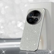 For vivo X100 Ultra Electroplated Glitter Powder Phone Case(Silver)