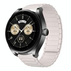 For Huawei Watch Buds 22mm I-shaped Magnetic Silicone Watch Band(Starlight)