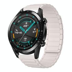 Per Huawei Watch GT2 46mm 22mm Cinturino per orologio magnetico in silicone a forma di I (Starlight)