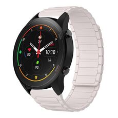 For Xiaomi Watch S1 Pro 22mm I-shaped Magnetic Silicone Watch Band(Starlight)