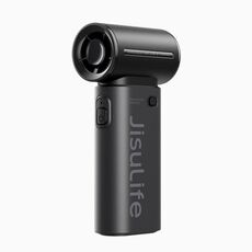 JisuLife Mini Ventilatore Portatile ad Alta Velocità, Ventilatore Elettrico da Tavolo Ricaricabile USB, Capacità della Batteria: 5000 mAh (Nero)