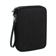 SM08 Borsa di archiviazione digitale portatile impermeabile a doppio strato di grande capacità, taglia: L (nero)