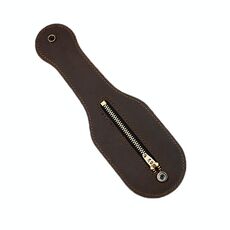 Portamonete portatile in pelle con custodia per attrezzi (marrone)