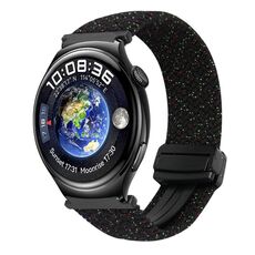 For Huawei Watch 4 22mm Magnetic Buckle Braided Watch Band(Starlight Colorful)