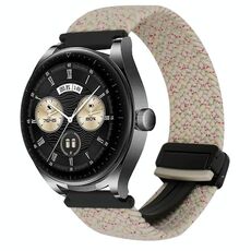 For Huawei Watch Buds 22mm Magnetic Buckle Braided Watch Band(Starlight)
