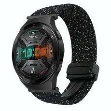 For Huawei Watch GT 2e 22mm Magnetic Buckle Braided Watch Band(Stars Black)