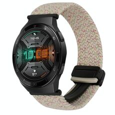 For Huawei Watch GT 2e 22mm Magnetic Buckle Braided Watch Band(Starlight)