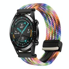 Per Huawei Watch GT2 46mm 22mm Cinturino per orologio con fibbia magnetica intrecciata (colorato)