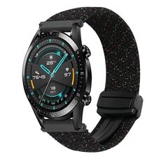 For Huawei Watch GT2 46mm 22mm Magnetic Buckle Braided Watch Band(Starlight Colorful)
