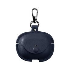 Per Redmi Buds 5 Pro / Buds 4 Pro Custodia protettiva per auricolari in pelle con gancio (blu)