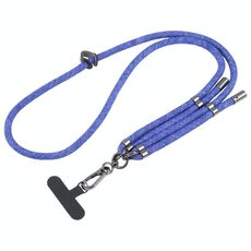 Cordino anti-smarrimento regolabile da 8 mm per cellulare (blu)