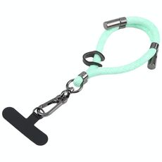 Cordino anti-smarrimento regolabile per cellulare da 8 mm (verde menta)