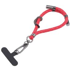 Cordino anti-smarrimento regolabile per cellulare da 8 mm (rosso)