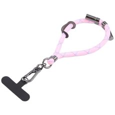 Cordino anti-smarrimento regolabile per cellulare da 8 mm (onda blu rosa)