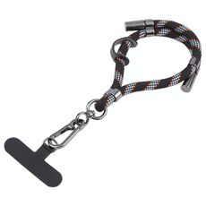 Cordino anti-smarrimento regolabile per cellulare da 8 mm (nero, blu, arancione)