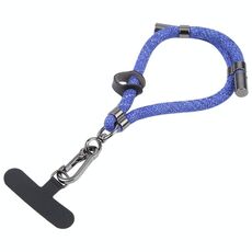 Cordino anti-smarrimento regolabile per cellulare da 8 mm (blu scuro)