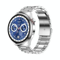 LEMFO LF38 1.6 pollici IPS Screen Steel Strap Smart Watch Supporta il monitoraggio dell'ossigeno nel sangue (argento)