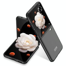Custodia per telefono For Honor Magic V Flip GKK ultra sottile a copertura totale (nero)