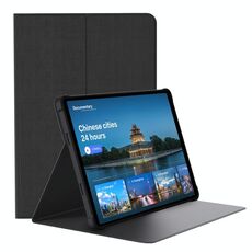 Per Ulefone Tab A11 Pro Smart Book Cover Custodia in pelle PU (grigio)