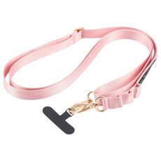 B1 Nylon Webbing Anti-smarrimento Cellulare Lungo Lanyard (Rosa)