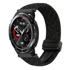For Honor Watch GS Pro 22mm Magnetic Buckle Braided Watch Band(Starlight Colorful)