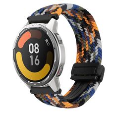 Per Xiaomi Watch Color 2 22mm Cinturino per orologio intrecciato con fibbia magnetica (mimetico colorato)