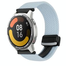 Per Xiaomi Watch Color 2 22mm Cinturino per orologio intrecciato con fibbia magnetica (blu)