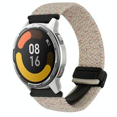 Per Xiaomi Watch Color 2 22mm Cinturino per orologio intrecciato con fibbia magnetica (Starlight)