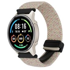 Per Xiaomi Watch Sport 22mm Cinturino per orologio intrecciato con fibbia magnetica (Starlight)
