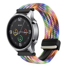 Per Xiaomi Watch Color 22mm Cinturino per orologio intrecciato con fibbia magnetica (colorato)