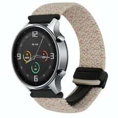 Per Xiaomi Watch Color 22mm Cinturino per orologio intrecciato con fibbia magnetica (Starlight)