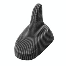 Decorazione per auto, antenna modificata a pinna di squalo, ala posteriore del tetto, specifiche: modello in carbonio nero