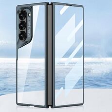Per Samsung Galaxy Z Fold6 GKK Custodia per telefono con copertura completa con telescopio galvanico integrato (verde)