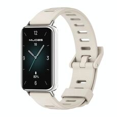 Per Honor Band 9 MIJOBS Cinturino per orologio in TPU traspirante con foro piatto (grigio argento)