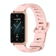 Per Honor Band 9 MIJOBS Cinturino per orologio in TPU traspirante con foro piatto (oro rosa)