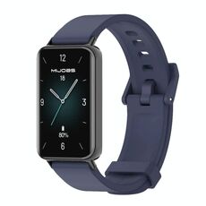 Per Honor Band 9 MIJOBS Cinturino in silicone tinta unita (blu notte nero)