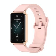 Per Honor Band 9 MIJOBS Cinturino in silicone tinta unita (oro rosa)