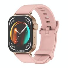 Per Huawei Watch Fit3 MIJOBS Cinturino in silicone tinta unita (oro rosa)