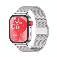 Per Huawei Watch Fit3 MIJOBS Milan Buckle Cinturino in acciaio inossidabile (argento)