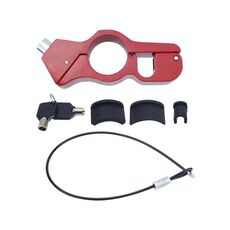 Blocco freno antifurto per motocicletta (rosso)