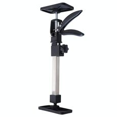Supporto telescopico per decorazione da carpentiere, asta di supporto per installazione di mobili, staffa di sollevamento (nera)