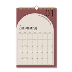 Gennaio 2025-giugno 2026 Versione inglese Calendario Coil Schedule Appunti Calendario da tavolo Conto alla rovescia Calendario da parete