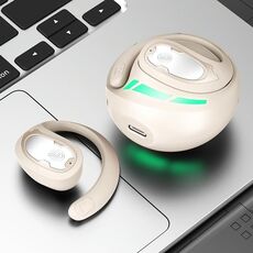 Auricolare Bluetooth wireless montato sull'orecchio I19 Mechanical Planet (beige)