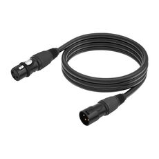 Cavo audio JC1015 XLR 3 pin maschio-femmina, lunghezza: 5 m (nero)