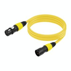 Cavo audio JC1015 XLR 3 pin maschio-femmina, lunghezza: 5 m (giallo)