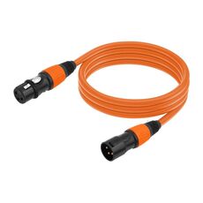 Cavo audio JC1015 XLR 3 pin maschio-femmina, lunghezza: 10 m (arancione)